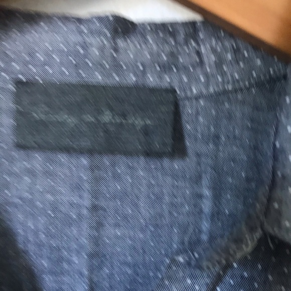 Anthropologie blue cotton tunic top - Picture 2 of 6